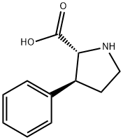 (2r,3s)-3-Phenylpyrrolidine-2-Carboxylic Acid Struktur