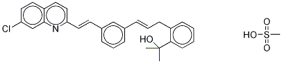 Des[3-[[(1-CarboxyMethyl)cyclopropyl]Methyl]thio]-2-propenyl Montelukast Mesylate Struktur