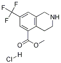 Methyl 7-(trifluoroMethyl)-1,2,3,4-tetrahydro-isoquinolin-5-carboxylate HCl Struktur