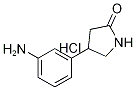 3-(5-Oxopyrrolidin-3-yl)aniline hydrochloride, 4-(3-Aminophenyl)-2-oxopyrrolidine hydrochloride Struktur