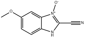 1H-Benzimidazole-2-carbonitrile,5-methoxy-,3-oxide(9CI) Struktur