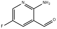 2-Amino-5-fluoro-pyridine-3-carbaldehyde Struktur