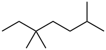 2,5,5-Trimethylheptane. Struktur