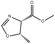 4-Oxazolecarboxylicacid,4,5-dihydro-5-methyl-,methylester,(4S-cis)-(9CI) Struktur