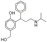 RAC 5-HYDROXYMETHYL DESISOPROPYL TOLTERODINE-D6 Struktur