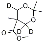 2,2,5-Trimethyl-1,3-dioxane-5-carboxylic Acid Methyl Ester-d3 Struktur