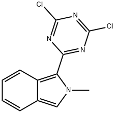 1-(4,6-dichloro-1,3,5-triazinyl)-2-methylisoindole Struktur