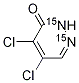 4,5-Dichloro-6-pyridazone-15N2 Struktur