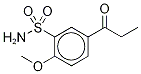 1-(4'-METHOXY-3'-SULFONAMIDOPHENYL)-1-PROPANONE-METHYL-D3 Struktur