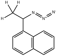 1-(1-Naphthyl)ethylazide-d3 Struktur