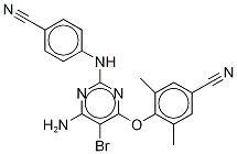 Etravirine-13C3 Struktur