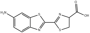 4,5-DIHYDRO-2[6-AMINO-2-BENZTHIAZOLYL]-4-THIAZOLE CARBOXYLIC ACID Struktur