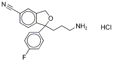 racDidemethyl Citalopram Hydrochloride Struktur