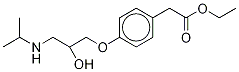 Metoprolol Acid-d5 Ethyl Ester Struktur