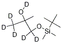 1-[(tert-Butyldimethylsilyl)oxy]-2-methyl-2-propanol-D6 Struktur