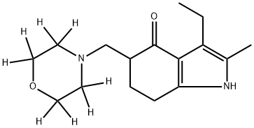 Molindone-d8 Struktur