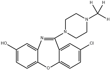 8-Hydroxy Loxapine-d3 Struktur