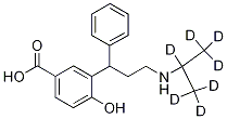 4-Hydroxy-3-[3-[(1-Methylethyl-d7)aMino]-1-phenylpropyl]-benzoic Acid Struktur