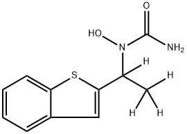 Zileuton-d4 (Major) Struktur