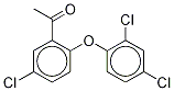 1-[5-CHLORO-2-(2.4-DICHLOROPHENOXY)PHENYLETHANONE]-D3 Struktur