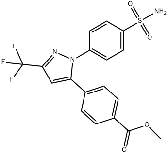 Celebrex Carboxylic Acid Methyl Ester Struktur