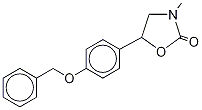 5-(4'-BENZYLOXYPHENYL)-3-METHYL-[4,5-DI-13C,3-15N]-2-OXAZOLIDONE Struktur