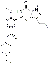 Acetildenafil-d8 Struktur