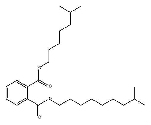 6-methylheptyl 8-methylnonyl phthalate Struktur