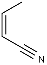 CIS-CROTONONITRILE Struktur