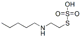 Thiosulfuric acid S-[2-(pentylamino)ethyl] ester Struktur