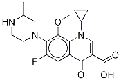 Gatifloxacin-d4 Struktur