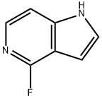 1H-Pyrrolo[3,2-c]pyridine, 4-fluoro- Struktur