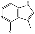 4-Chloro-3-iodo-5-azaindole Struktur