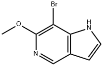 7-Bromo-6-methoxy-5-Azaindole Struktur