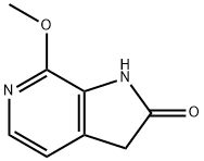 7-Methoxy-1H-pyrrolo[2,3-c]pyridin-2(3H)-one Struktur