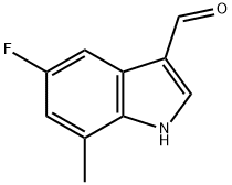 5-Fluoro-7-Methylindole-3-carboxaldehyde Struktur