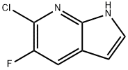 6-Chloro-5-fluoro-7-azaindole Struktur