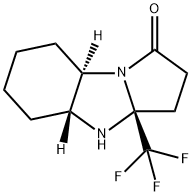 3a-(TrifluoroMethyl)decahydro-1H-benzo[d]pyrrolo[1,2-a]iMidazol-1-one Struktur