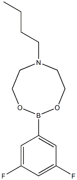 6-丁基-2-(3,5-二氟苯基)-1,3,6,2-二吖硼辛環(huán), 1190988-97-6, 結(jié)構(gòu)式