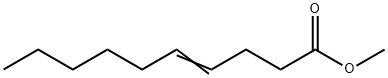 4-Decenoic acid methyl ester Struktur