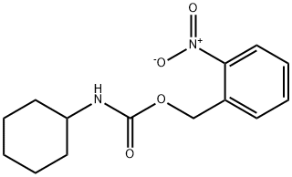 Carbamic acid, cyclohexyl-, (2-nitrophenyl)methyl ester (9CI) Struktur