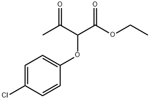 Ethyl 2-(4-chlorophenoxy)acetoacetate Struktur