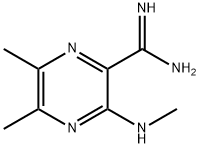 Pyrazinecarboximidamide, 5,6-dimethyl-3-(methylamino)- (9CI) Struktur