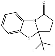 3a-(TrifluoroMethyl)-3,3a-dihydrobenzo[d]pyrrolo[2,1-b]thiazol-1(2H)-one Struktur