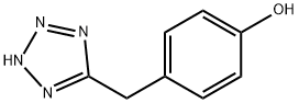 4-(1H-TETRAZOL-5-YLMETHYL)PHENOL Struktur