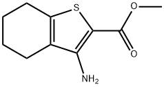 3-AMINO-4,5,6,7-TETRAHYDRO-BENZO[B]THIOPHENE-2-CARBOXYLIC ACID METHYL ESTER Structure