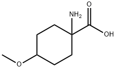 1-aMino-4-Methoxycyclohexanecarboxylic acid Struktur