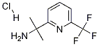 2-(6-(trifluoromethyl)pyridin-2-yl)propan-2-amine hydrochloride Struktur