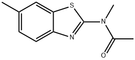 Acetamide, N-methyl-N-(6-methyl-2-benzothiazolyl)- (9CI) Struktur