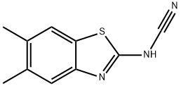 Cyanamide, (5,6-dimethyl-2-benzothiazolyl)- (9CI) Struktur